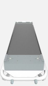 Hillaero SPECTRUM ITS TD FAA certified mountable bracket for Air Ambulance Airmed Helicopter or Fixed Wing Aircraft FRONT